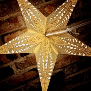 19. Glittrig Vit vintrig Julstjärna