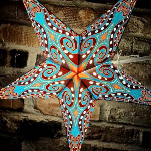 23. Färgglad Indisk Julstjärna