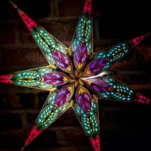 04. Julstjärna Mörkblå 7-armar