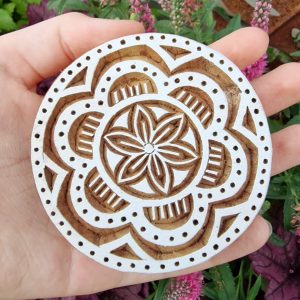 54. Indiska trästämplar Mandala