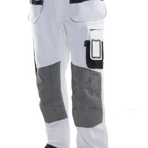 2171 Målarbyxa Core vit/svart C44