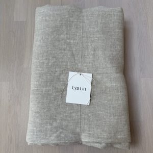 Dubbelt Underlakan Beige melerad 270×270 cm