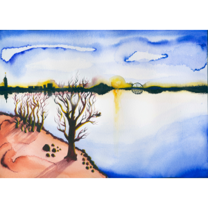 Emelie Ågren Designs – Grafiskt Tryck “Skymning”