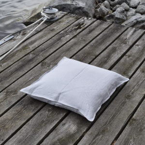 (2-pack) Kuddfodral linne Grå (50×50 cm)