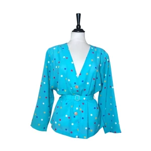 TURKOS PRICKIG BLUS MED SKÄRP (L-XL)