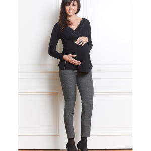 LOVE MILK – Amningstopp Molly lång ärm “Svart”